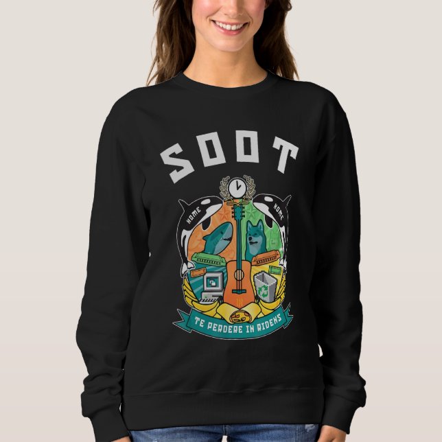 Retro Wilbur Classic Art Soot Music Essential för T Shirt (Framsida)