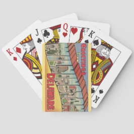 Retro Wilmington Delaware Playing Cards Casinokort