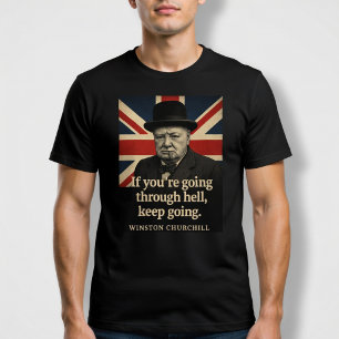 Retro Winston Churchill T Shirt