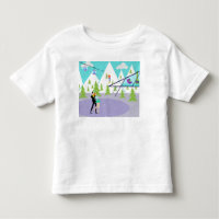 Retro Winter Ski Resort T-Shirt