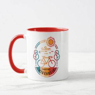 Retro Wisconsin Bike Trail Mugg