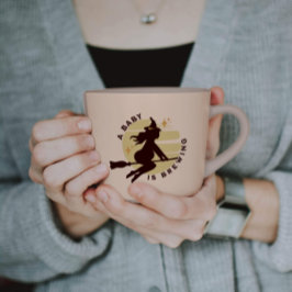 Retro Witch Baby förväntas Bebis Duschen Present Kaffemugg