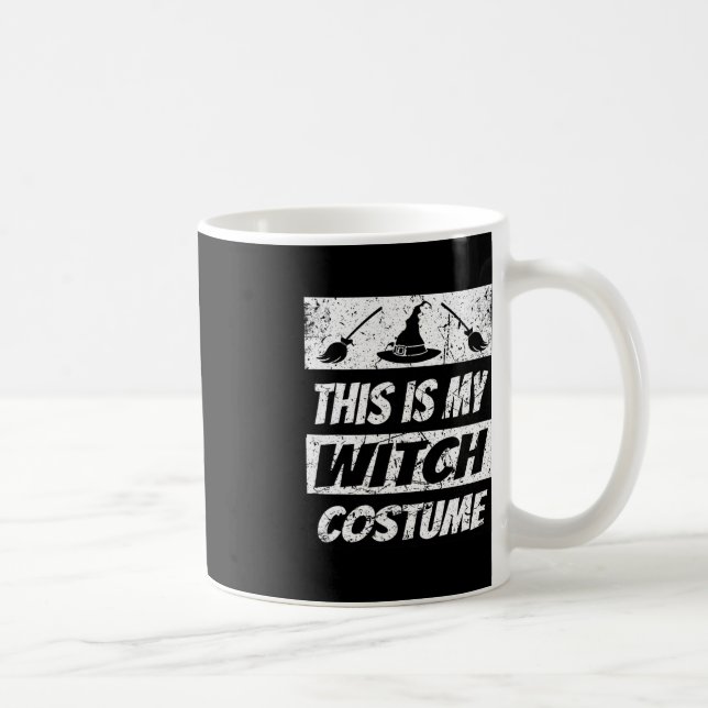 Retro Witch Halloween Matching Group Costume Spook Kaffemugg (Höger)