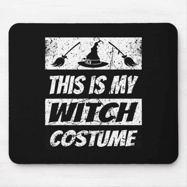 Retro Witch Halloween Matching Group Costume Spook Musmatta (Framsidan)