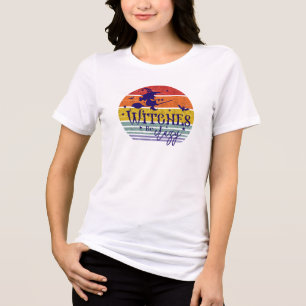 Retro Witches be Crazy Halloween Witch Ord Tee
