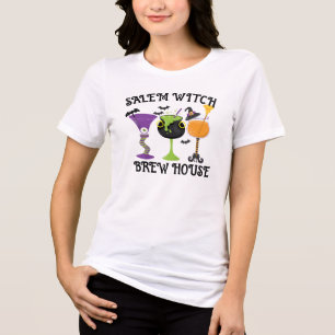 Retro Witches be Crazy Halloween Witch Ord Tee