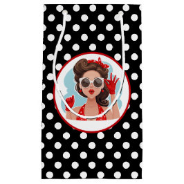 Retro Woman Gift Bag