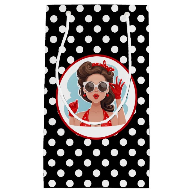 Retro Woman Gift Bag (Framsidan)