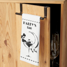 Retro Woman i Martini Glass Pub