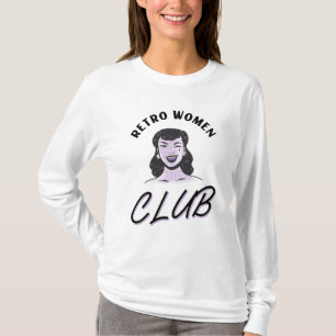 RETRO WOMAN KLUBB WIFE T-SHIRTS TEES