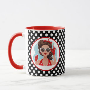 Retro Woman Mugg
