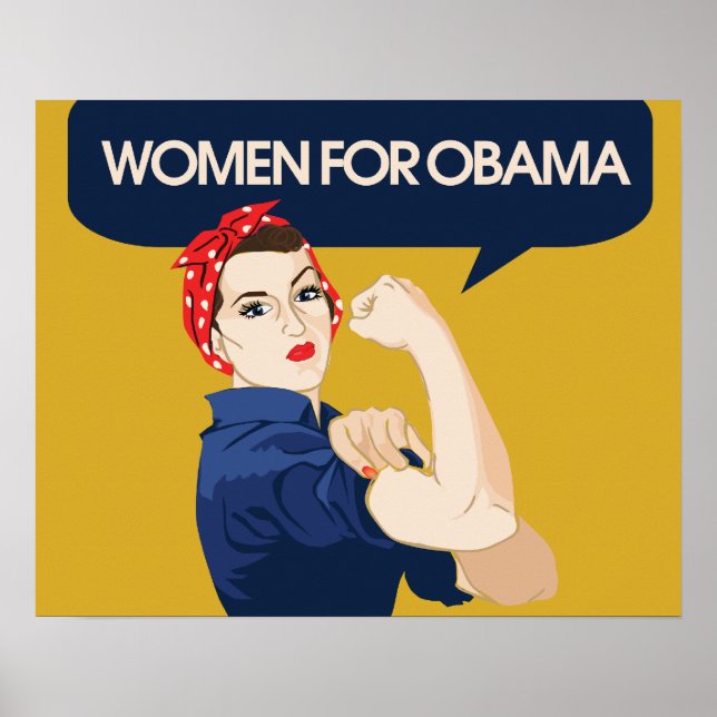 Retro Women for Obama Poster (Framsidan)