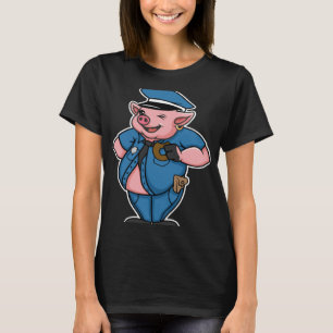Retro Women Manar Gris Cop Farm Animal I Kärlek Gr T Shirt