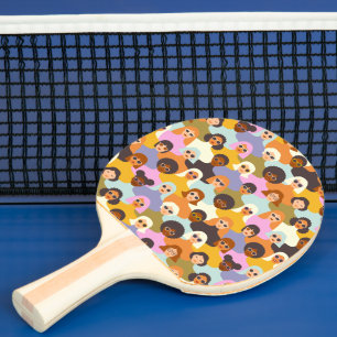 Retro Women of the World Mönster Pingisracket