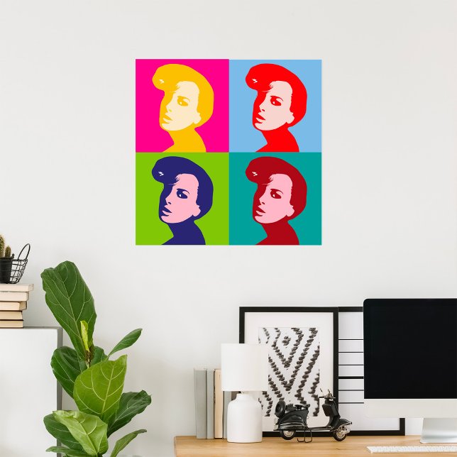 Retro Women Pop Art Poster (Skapare uppladdad)