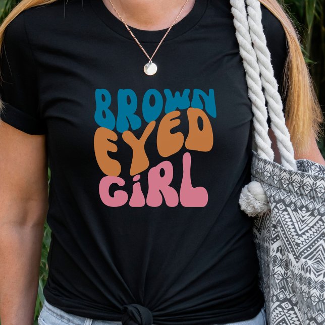 Retro Women's Brown Eyed Girl T Shirt (Skapare uppladdad)