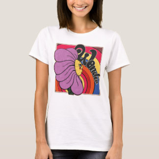 Retro Wonder Blomma – 70-tals tecknad konst T Shirt