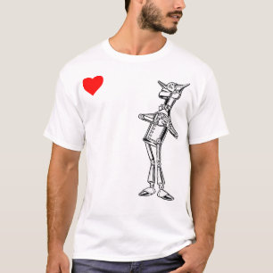 Retro Wonderful Wizard of Oz presenterar Tin Man H T Shirt