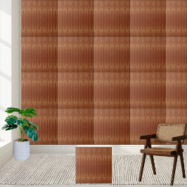 Retro Woodgrain Brown Ceramic Tile Kakelplatta