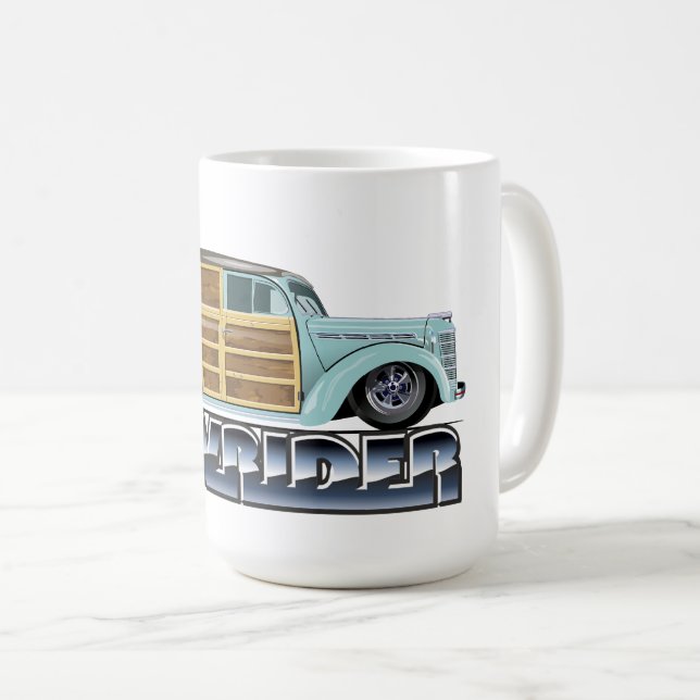 Retro Woody Lowrider Kaffemugg (Framsida höger)