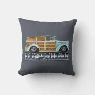 Retro Woody Lowrider Kudde