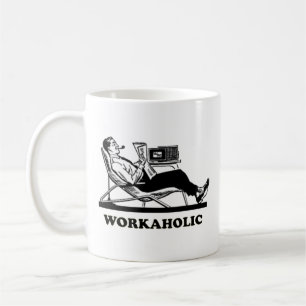 Retro Workaholic Kaffemugg