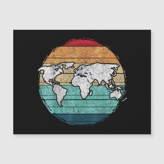 Retro World Map (Framsida)