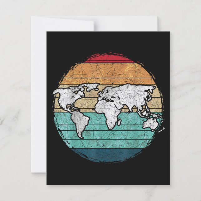 Retro World Map (Framsida)