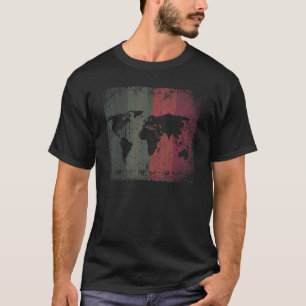 Retro World Map 1 T Shirt
