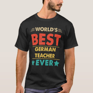 Retro World's Best German Teacher nånsin T Shirt
