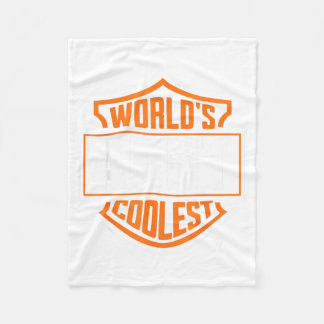 Retro Worlds Coolaste Faster Matchande Familjeåter Fleecefilt