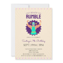 Retro Wrestling Födelsedagsfest