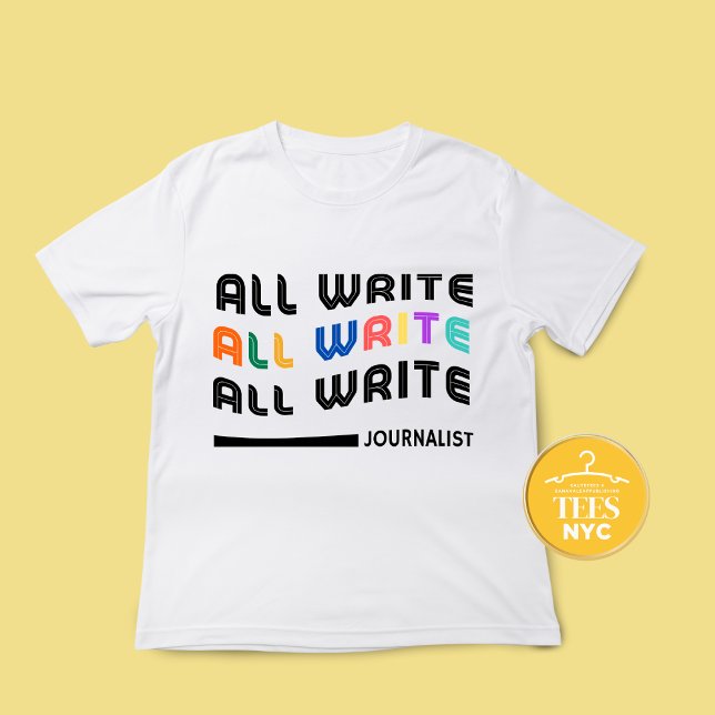 Retro Writer Shirt Gift for Journalist T-Shirt (Skapare uppladdad)