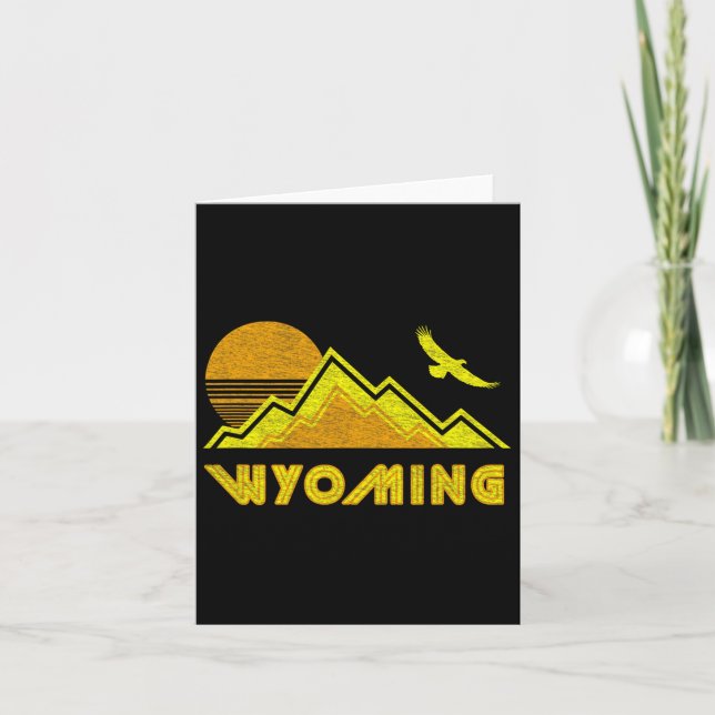 Retro Wyoming Distress Hiking Tee Kort (Framsida)