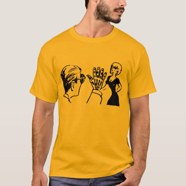 Retro X-Ray Specs annonsdesign Tee Shirt (Framsida)