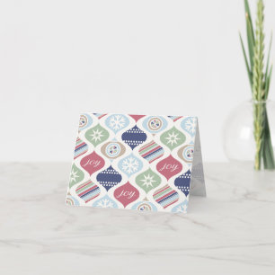 Retro Xmas Vintage Lyx God Jul Tack Kort
