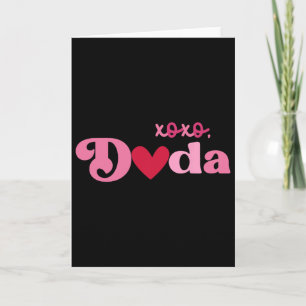 Retro Xoxo Dada Alla hjärtans dag Pappa Familj Val Kort