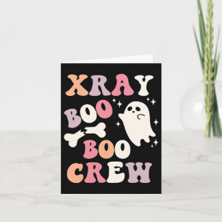 Retro Xray Boo Crew Ghost röntgentekniker Hal Kort