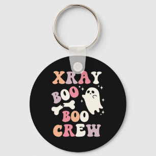 Retro Xray Boo Crew Ghost röntgentekniker Hal Nyckelring