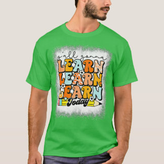 Retro Yall ska lära sig Student tillbaka i dag T Shirt