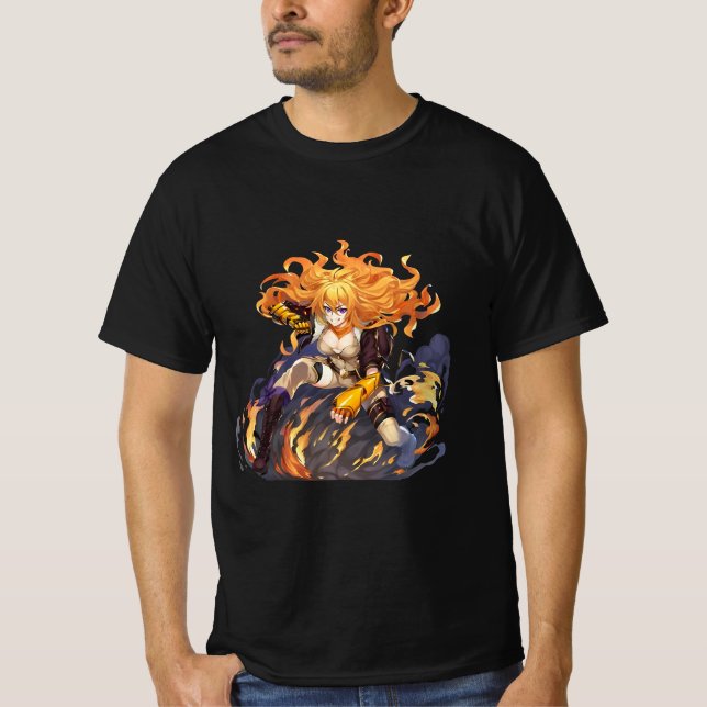 Retro Yang Xiao Long RWBY T Shirt (Framsida)