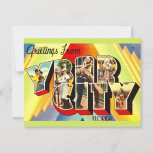 Retro Ybor City vykort