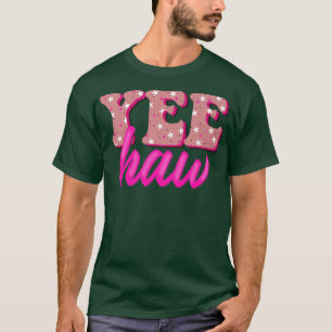 Retro Yee Haw Howdy Rodeo Westerna Land södra T Shirt