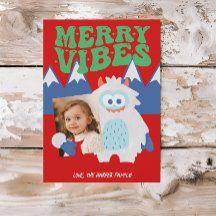 Retro Yeti Whimsical Kids jul