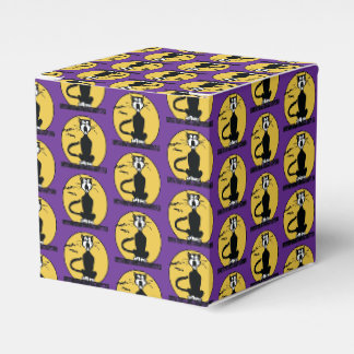 Retro ylande Halloween katt lila Presentaskar