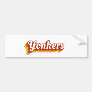 Retro Yonkers New York Bildekal