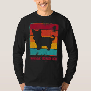 Retro Yorkshire Terrier Mamma Owner Mor Pet Mamma T Shirt