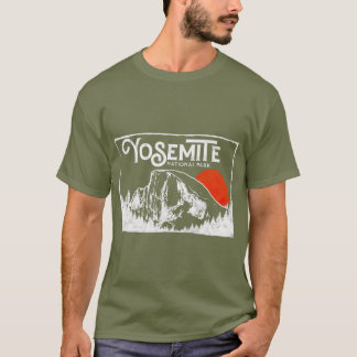 Retro Yosemite nationalpark, halv Vintage T Shirt