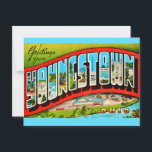 Retro Youngstown Ohio Postcard Vykort<br><div class="desc">A colorful retro postcard greeting from Youngstown,  Ohio repurposed!</div>