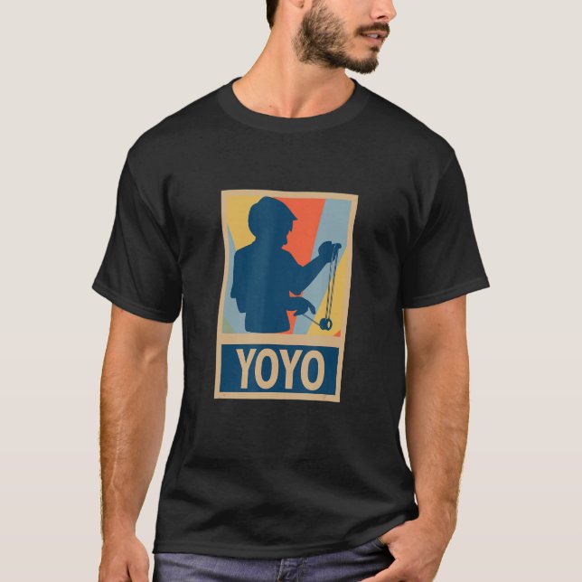 Retro Yoyo Yoyo Leksak Game Pastime YOYO T Shirt (Framsida)